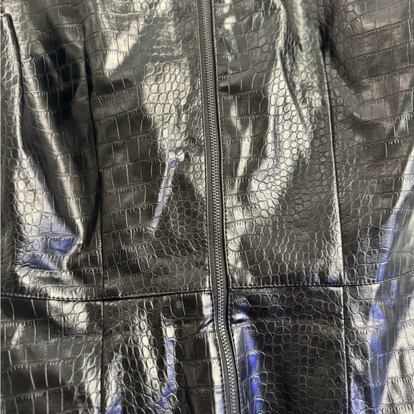 NWT French Connection Black Textured Mini Dress - Picture 3 of 6